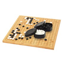 원목 대나무 바둑판+ 바둑알 세트, 장석3호P(특)