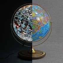 맵소프트 30cm 타임 원목 조명 별자리 지구본 360도 공전 세계시차 학습용, 5번_30cm 블루 별자리 타임 원목 지구본 (30-BSTW)