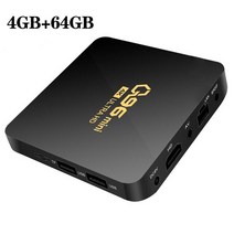 Q96 미니 스마트 TV 박스 안드로이드 100 Amlogic S905L 쿼드 코어 24G 와이파이 4K 셋톱 박스 8GB 128GB 미디어 플레이어 H265 홈 시어터, 2.미국 플러그  4GB64GB