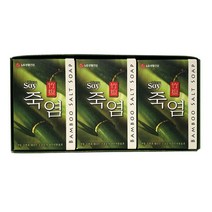 대나무 추출물 엘지 죽염비누 3P/ 미용비누/ 손비누 _A9323ea, 죽염비누3P, 본상품선택