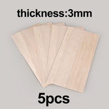 건축모형 basswood 재료 배스우드 공예 우드 발사 나무 시트 플라이 빈 미완성 보드 직사각형 조각 DIY 아, 08 100x200x3mm