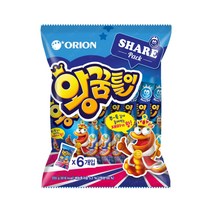 오리온 왕꿈틀이 젤리 간식군것질 카라멜 주전부리 어린이집 학교 255g x 2