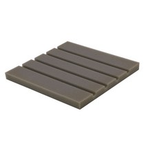 고밀도스펀지 방석 흡음재 25x25x2cm 정전기 방지 핀 삽입 폼 방음 소음 흡수 스폰지, 회색