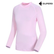 [슈퍼3] 여성 냉감 테크핏 티셔츠 SUPER3WWLPINK