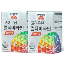 고려은단 멀티비타민 올인원 비타민 미네랄23종, 60정, 2개