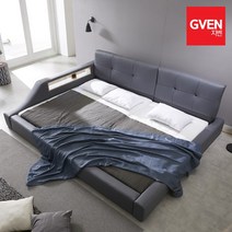 GVEN 지벤 레마 에코레자 LED 패밀리 침대(Q+SS), 딥블루