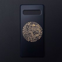 우리일쌍 유광 전통문양 왕을 담은 블랙 골드 곤룡포 디자인 휴대폰 케이스/남자친구 제대 전역 선물 추천 (3677598), 아이폰6