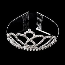 큐빅 헤어핀 머리띠 할로윈데이 왕비왕관 블링블링