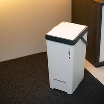 원터치 플라스틱분리수거함 재활용분리수거함 쓰레기통, 네이비, 1개
