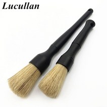 세차용품 세차용품세트 Lucullan-자동차 대시 보드 휠 그릴 엠블럼 청소용 슈퍼 고밀도 내추럴 Boar 프리미, 03 1 Set