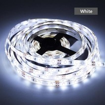 led 줄조명 띠조명 라인 새로운 5 meter/pack D 스트립 빛 갈 랜드켓 5m SMD 2835 유연한 DC 12V 다이오드, 01 Waterproof, 04 WHITE