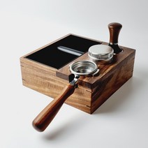 우드 탬핑 스테이션 넉박스 포터필터 거치대 템퍼 넛박스 디스트리뷰터 탬핑 51 54 58
