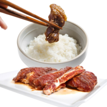 양념 돼지 갈비 숯불돼지 왕갈비 갈비구이 고기 주물럭, 돼지왕갈비 1kg