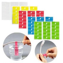 케이블 라벨 30pc 레이블 스티커 방수 식별 태그 표시, 블루BL08114