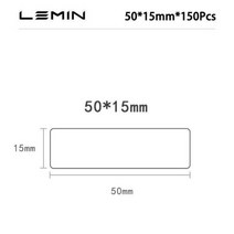 라벨프린터 페이지라벨기 LEMINL1S 라벨 인쇄 용지 사무실 테이프 교체 기계 방수 찢어짐 방지, white XL