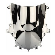 야마하 YZF 1000 R1 2015 2016 2017 2018 2019 블랙 오토바이 앞 유리 더블 버블 스크린 YZFR1 15 16 17, 05 silver