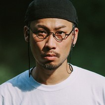 알작은 동글이 안경테 금테 블랙 안경 퓨어 티타늄 남자 여자 초경량