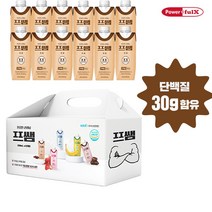 [단백질 30g] 파워풀엑스 프쌤 단백질 음료 커피맛 250ml x12 / 프로틴 음료, 12개입