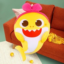 핑크퐁 아기상어 낮잠 귀여운 인테리어 캐릭터 쿠션