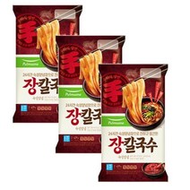 풀무원 강원도식 장칼국수 [2인분(439g)x3봉] 얼큰한국물 쫄깃함 진한국물 존맛탱 한끼대용, 23세트