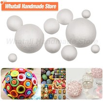 반짐볼 1-20pcs 크리스마스 거품 공 라운드 폴리스티렌 스티로폼 공 diy 액세서리, 20cm 1개