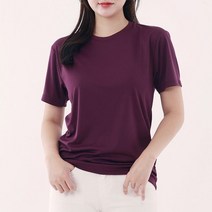 코지 여자 남녀공용 데일리 기본 레이어드 라운드 반팔티
