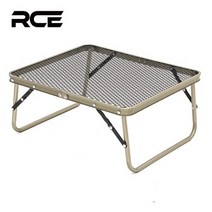 RCE 아이언 메쉬 접이식 캠핑 미니 테이블 440, 없음