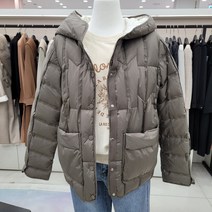 온앤온 후드배색다운경량패딩점퍼nj2wma1901