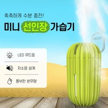 가습기 가습기추천 usb가습기 소품 무드등 USB 선인장 미니, 화이트