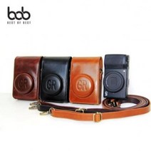 bob 리코 RICOH GR 1 2 카메라 가죽케이스 크로스백, 초코브라운, 리코GR1.2공용