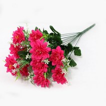 조아트 3+2행사 인테리어조화 꽃 성묘꽃 산소꽃 납골당꽃 40종 모음, 17_쏠데이지-체리핑크