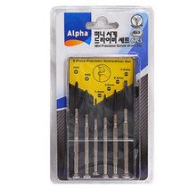 [알파] 미니 시계 드라이버 세트 6P, [A015701]옵션없음