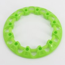 6 인치 7 휠 허브 장식휠 림 장식 링 보호 커버 카트 AT 이동 오토바이 호환 부품, 04 6inch light green