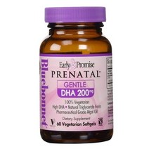 블루보넷 얼리 프로미스 프레네탈 젠틀 DHA 200mg 베지테리안 소프트젤 글루텐 프리 무설탕, 60개입, 1개