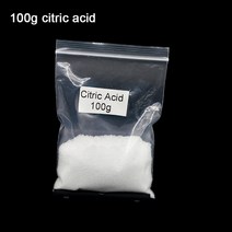 이탄발생기 수족관 CO2 반응기 구연산 베이킹 소다 분말 어항 식물 DIY 시스템 키트 가정 청소용 액세서리, 4.100g Citric acid