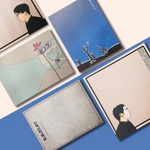 [떡메모지] 우리가 사랑한 윤동주 디자인 일러스트 메모지 5종 역사문방구 중학생 고등학생 선물, 송몽규 일러스트 메모지