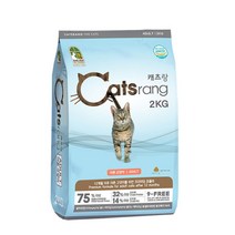 NEW 캣츠랑 어덜트 2kg 애견 사료 단미사료 개껌 용품, 본품