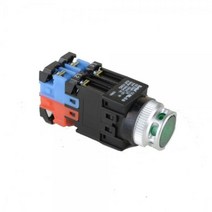 건흥전기 1A1B 조광 누름버튼 보호형 방우형 푸쉬온 스위치 220V AC 25mm KBL25WMP-2A11조광 누름 보호 방우형 스위치, 오렌지 [KBL25WMP-2AO11]