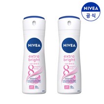 니베아 데오드란트 spray 엑스트라 브라이트 60mlX2개, 단품없음