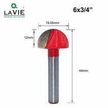 cnc조각기 LAVIE-6mm 생크 볼 노즈 라우터 비트 라운드 밀링 커터 1 개 목재 CNC 반경 코어 박스 솔리드 카바이드 도구 MC06000, [01] 6X25.4mm, 1개