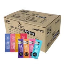 캣퓨어 미니스틱 7g 8종 10개씩 80개 콤보 고양이간식, 단품