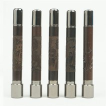 [삼촌네도장] 벽조목 만년도장 결재인 단면 양면, 양면-원앙, 전서체, 검정