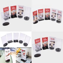 세로형 테이블 메뉴꽂이 인쇄물꽂이 아크릴메뉴판, 사각