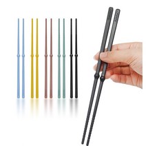 젓가락 VT 99.9% 항균 젓가락 5P 세트 / 2P 세트 (5 colors) 위생 교정 젓가락 학교급식 업소용 중국집식당 캠핑 프랜차이즈 대량구매가능, 블루(2P 세트)