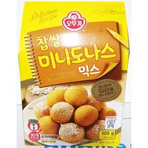 오뚜기 제과제빵재료제과 미니제과 도나스 믹스 찹쌀제과 500g x14개 간식, 1개, 쿠팡옵션 본상품선택