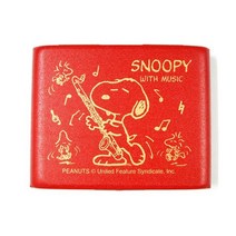 SNOOPY with Music SBC-05R 레드 5장 수납 SBC05R 버스 클라리넷용 리드 케이스 스누피 밴드 컬렉션