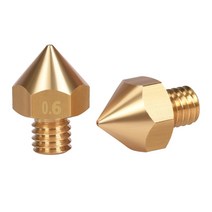 BIQU B1 UM2 3D 프린터 내마모성 노즐 용 3D 프린터 압출기 노즐, 0.6mm