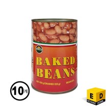 G.O.C FARM 베이크드빈스 식품 통조림, 10개, 420g