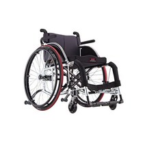 [엔젤케어][휠라인 제니스-Xn] 활동형휠체어 활동용휠체어 접이식휠체어 수동휠체어 맞춤형휠체어, 블랙