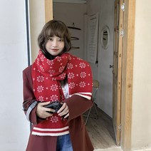 크리스마스 스카프 하늘비즈 I005U908